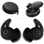 LXYi Sleep Earbuds - Ultra-Thin Headphones for Side Sleepers - 8-Hour Battery (24h w/Case) No Buttons, No Lights, No Alerts