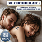 LXYi Sleep Earbuds - Ultra-Thin Headphones for Side Sleepers - 8-Hour Battery (24h w/Case) No Buttons, No Lights, No Alerts