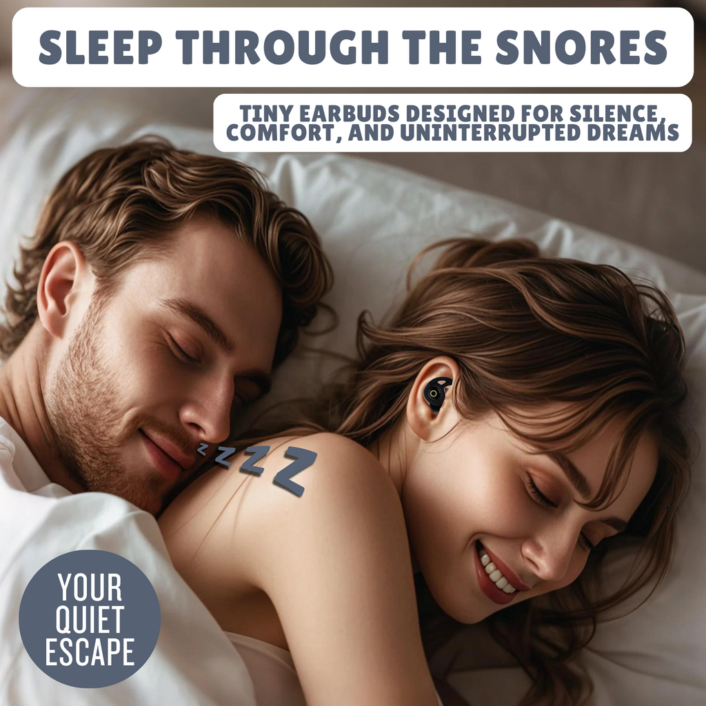 LXYi Sleep Earbuds Pro - Noise Blocking -28dB - Wireless Bluetooth 5.3 - 8 Hours Battery Life - Side Sleeper Optimized - Includes LXYi Sleep Sounds